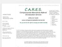 Tablet Screenshot of compassionatealternatives.biz